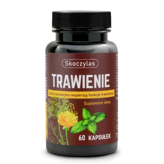 Skoczylas Trawienie mniszek + koper + mięta suplement diety 60 kapsułek