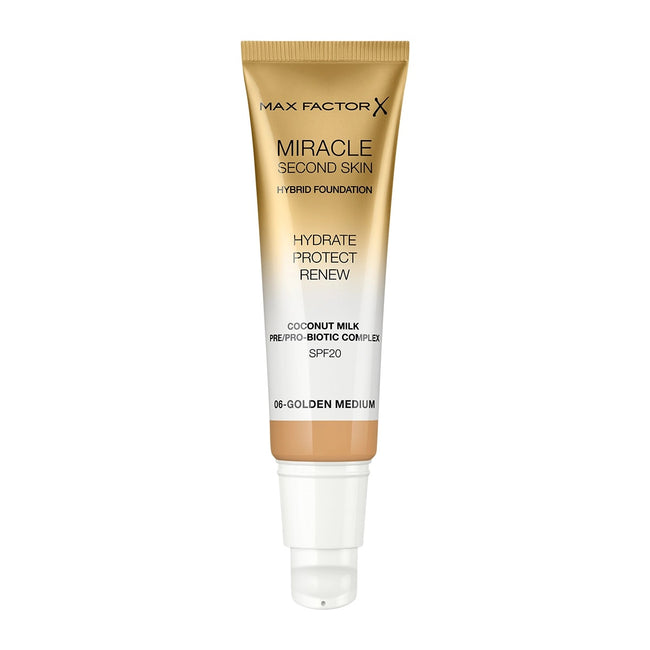 Max Factor Miracle Second Skin Hybrid Foundation podkład nawilżający z filtrem