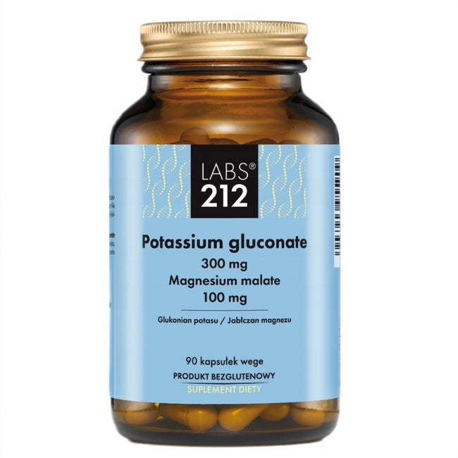 LABS212 Potassium gluconate suplement diety 90 kapsułek
