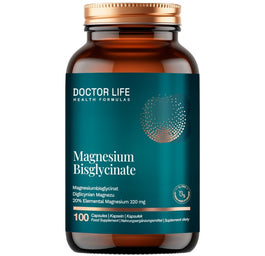 Doctor Life Magnesium Bisglycinate suplement diety 100 kapsułek