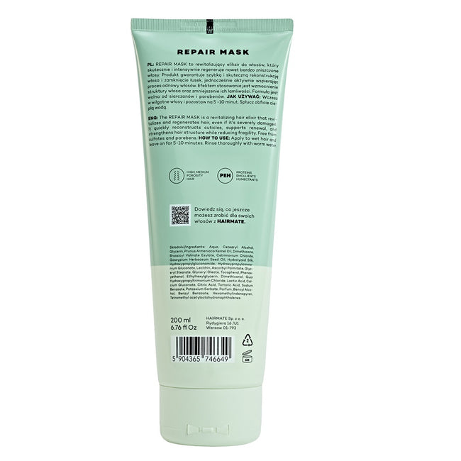 HAIRMATE Repair Mask regenerująca maska do włosów 200ml