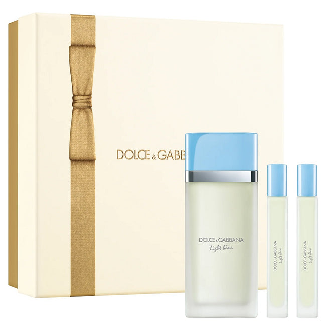 Dolce & Gabbana Light Blue zestaw woda toaletowa spray 100ml + miniatura wody toaletowej 2x10ml
