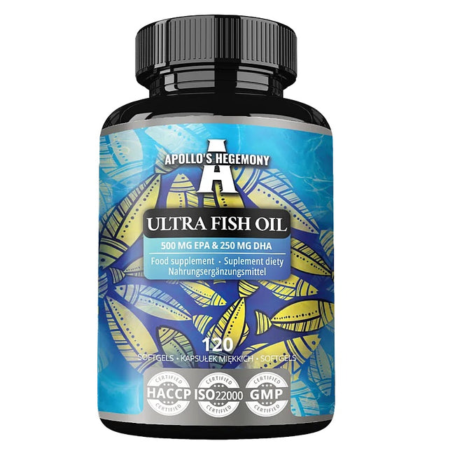 Apollo's Hegemony Ultra Fish Oil suplement diety 120 kapsułek