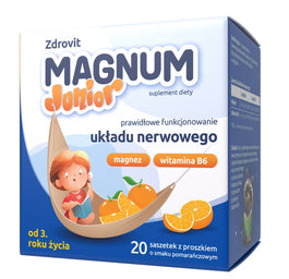 Zdrovit Magnum Junior suplement diety 20 saszetek