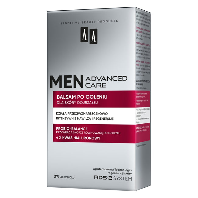 AA Men Advanced Care balsam po goleniu dla skóry dojrzałej 100ml