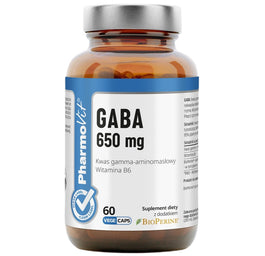 Pharmovit GABA 650 mg suplement diety 60 kapsułek