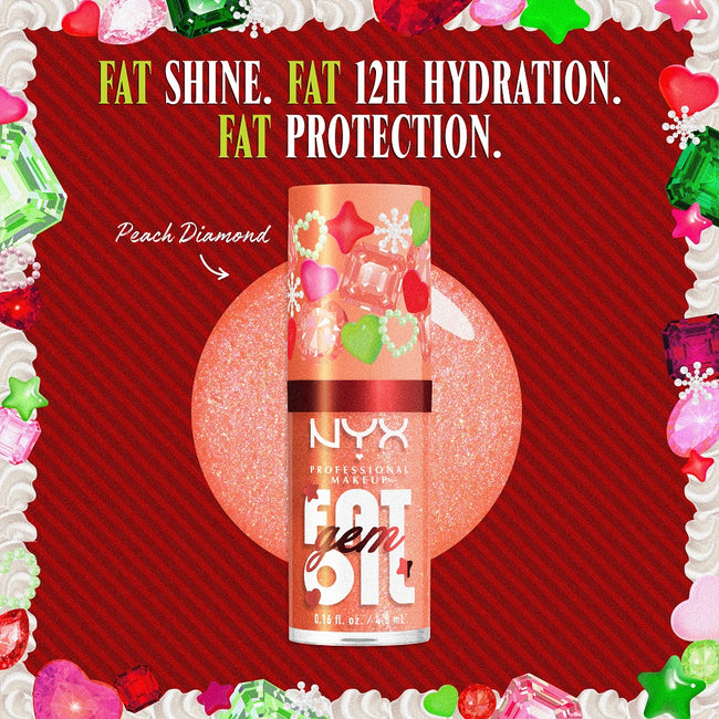 NYX Professional MakeUp Fat Oil Gem olejek do ust 4.8ml
