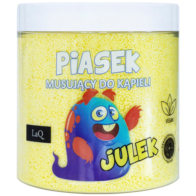 LaQ Piasek musujący do kąpieli Julek 190g