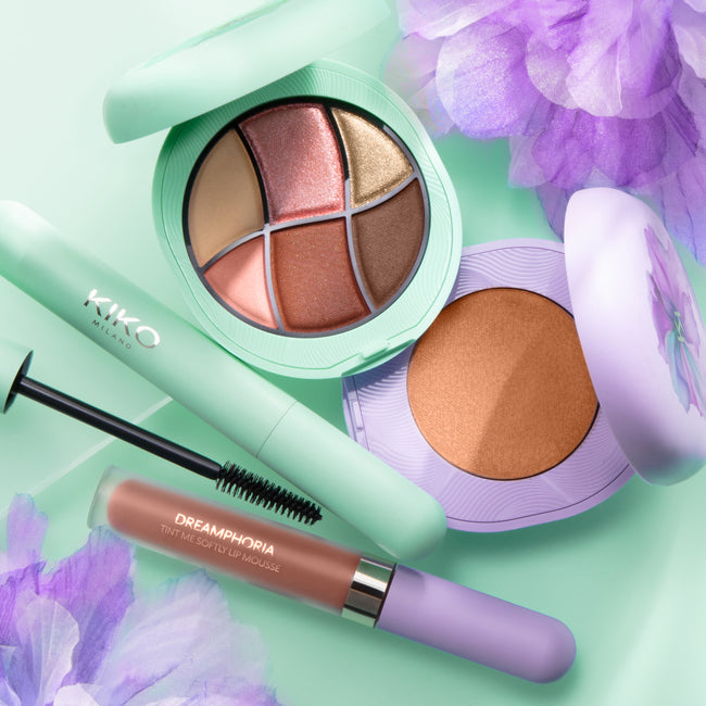 KIKO Milano Dreamphoria Cloud Whisper Eyeshadow Palette paleta cieni do powiek o matowych i metalicznych wykończeniach