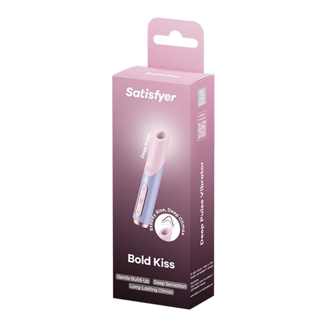 Satisfyer Bold Kiss bezdotykowy stymulator łechtaczki Violet
