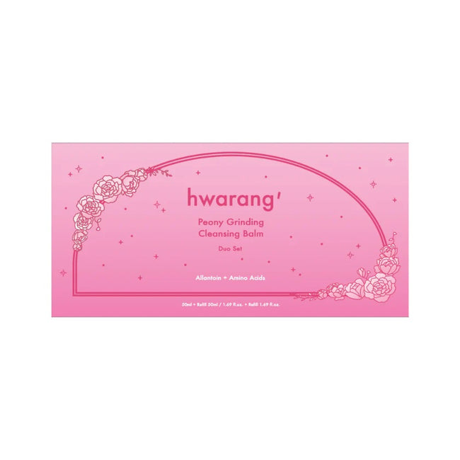 Hwarang' Peony Grinding Cleansing Balm Duo Set oczyszczający balsam do twarzy 2x50ml