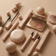 LOVRO Bronze & Blush Set prasowany bronzer i róż do modelowania twarzy