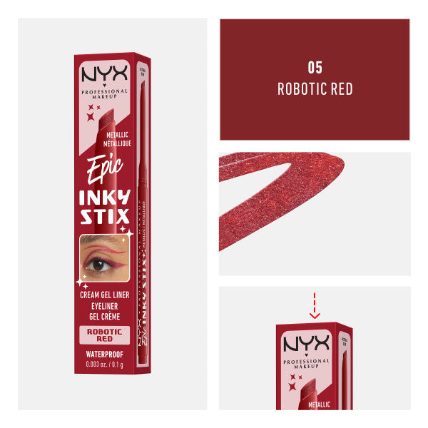NYX Professional MakeUp Epic Inky Stix kremowo-żelowy eyeliner wodoodporny