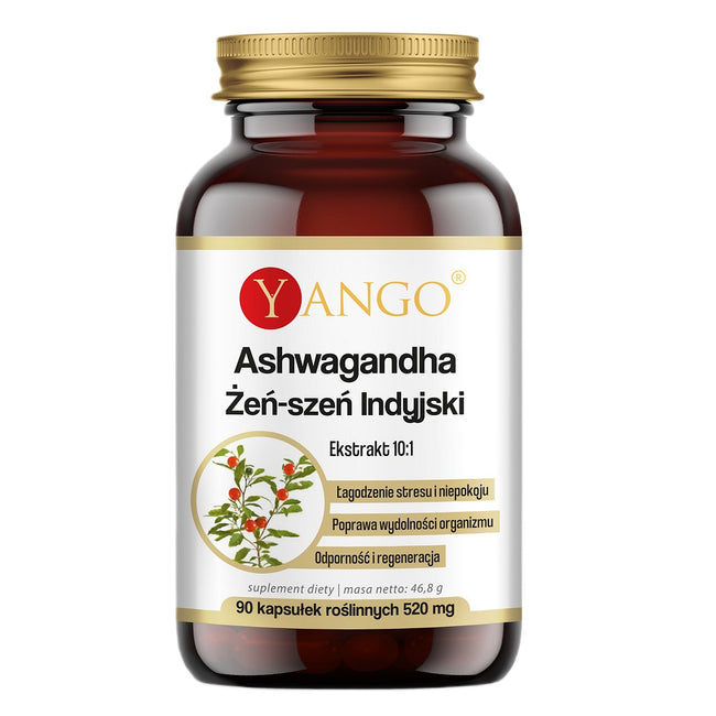Yango Ashwagandha suplement diety 90 kapsułek