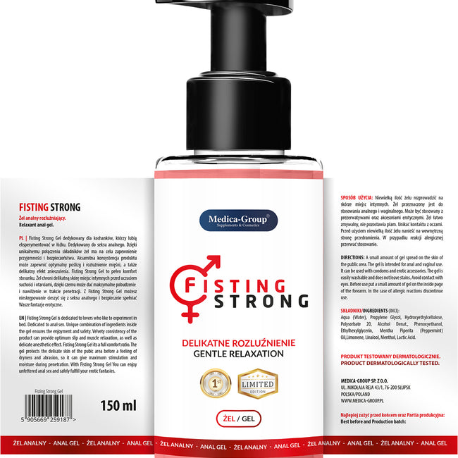 Medica-Group Fisting Strong żel analny na rozluźnienie mięśni odbytu 150ml
