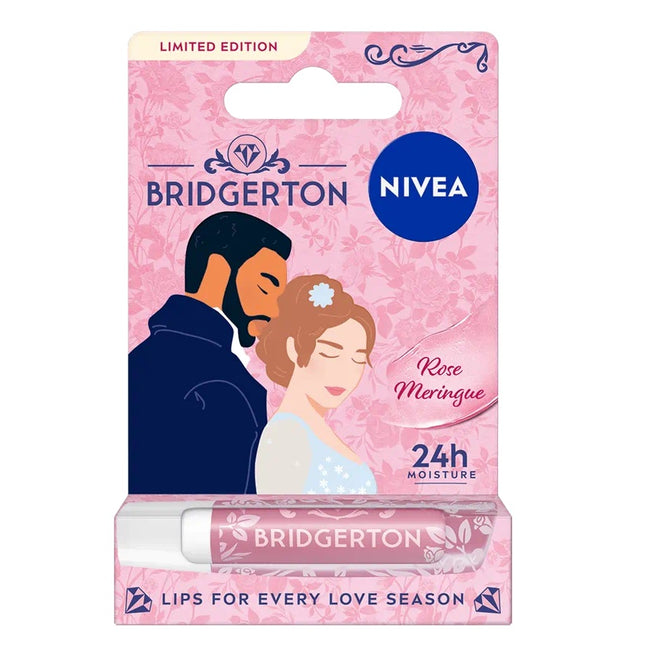 Nivea Bridgerton Edition Daphne&Simon pielęgnująca pomadka do ust