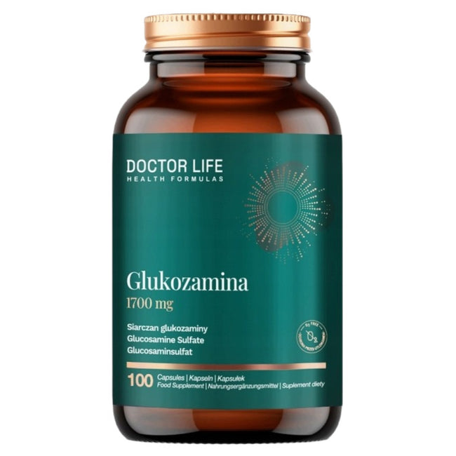Doctor Life Glukozamina 1700mg suplement diety 100 kapsułek