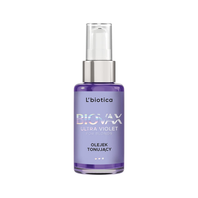 L'biotica Biovax Ultra Violet for Blonds olejek tonujący 50ml