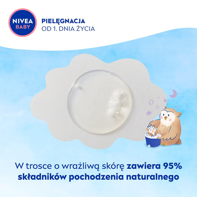 Nivea Baby żel 2w1 do mycia ciała i włosów na dobranoc 200ml