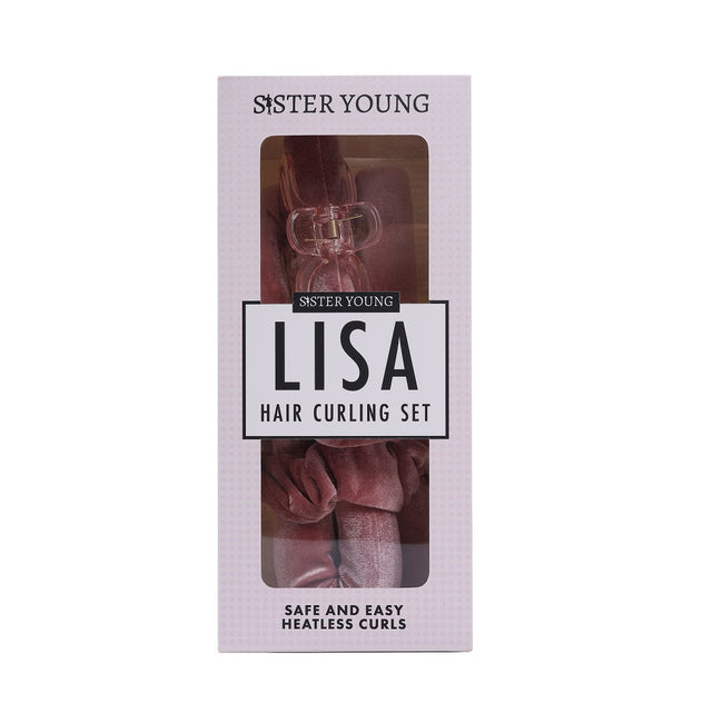 Sister Young Lisa wałek do włosów bez użycia ciepła Pink