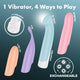 Satisfyer Playful Four wibrator z wymiennymi nakładkami
