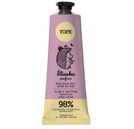 Yope Naturalny wygładzający krem do rąk Śliwka & Szafran 50ml