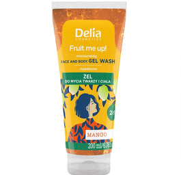 Delia Fruit Me Up! żel do mycia twarzy i ciała Mango 200ml