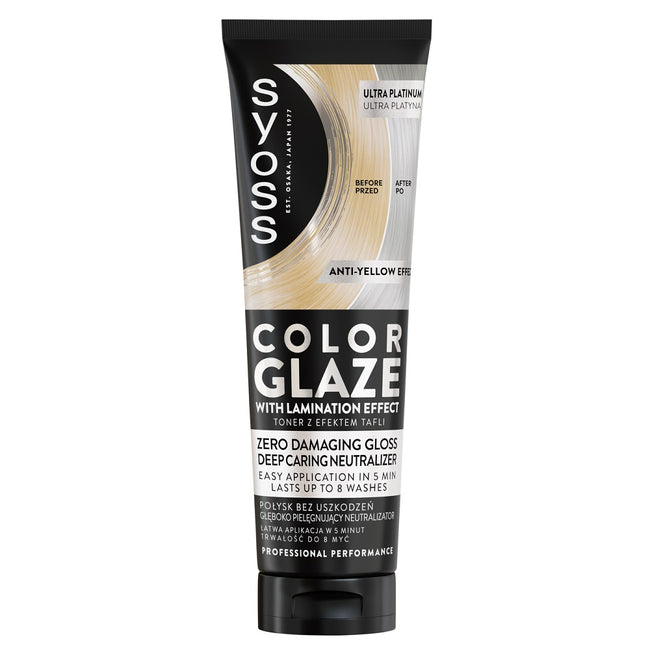 Syoss Color Glaze toner nabłyszczający z efektem laminacji