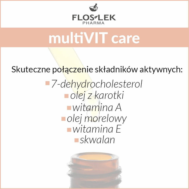 Floslek multiVIT care olejek witaminowy skin booster 30ml