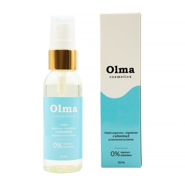 Olma Cosmetics Olejek przeciwzmarszczkowy arganowo-migdałowy z witaminą E 50ml