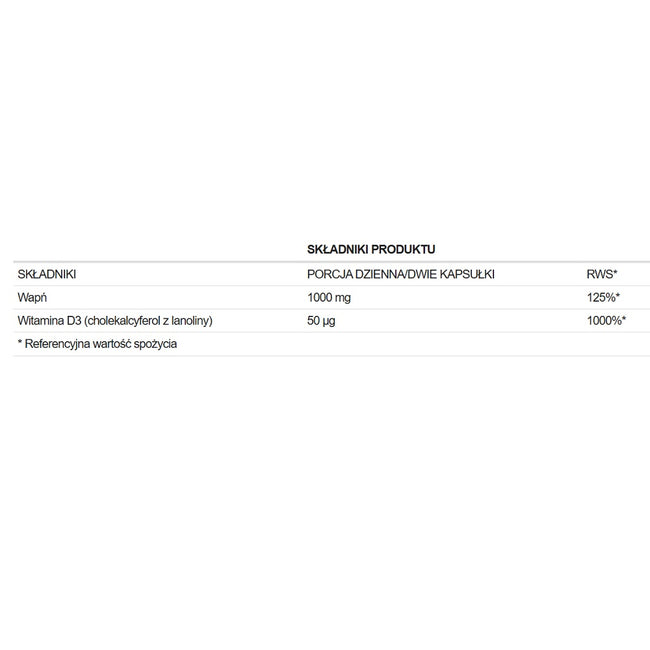 AltoPharma Calcium + Witamina D3 suplement diety 120 kapsułek