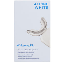 Alpine White Whitening Kit zestaw wybielający lampa LED + żel wybielający 6ml + ustnik + skala odcieni zębów