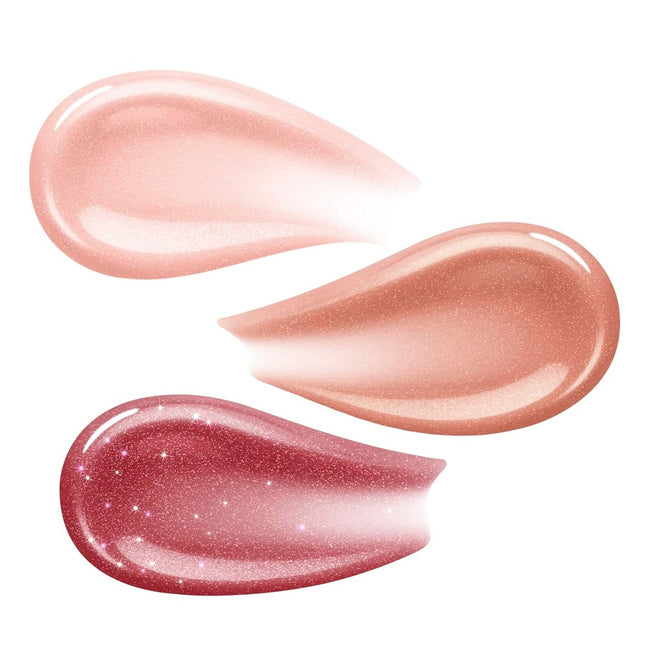 KIKO Milano Glossy Lip Set 03 zestaw trzech nawilżających błyszczyków do ust z efektem objętości 3D 3x6.5ml