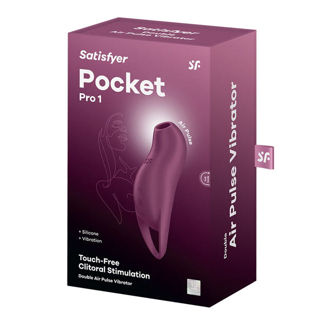 Satisfyer Pocket Pro 1 stymulator łechtaczki z falami ciśnienia Purple