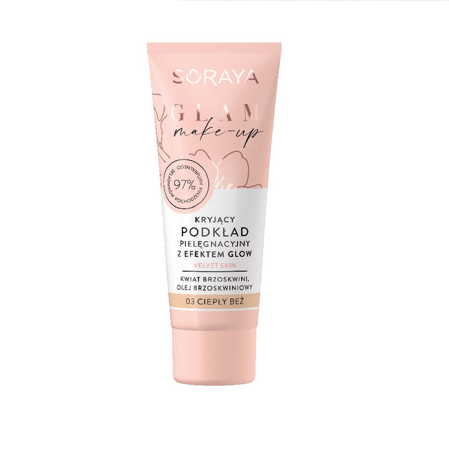 Soraya Glam Make-Up kryjący podkład pielęgnacyjny z efektem glow