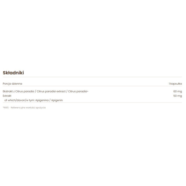 Doctor Life Apigenin 50mg suplement diety 90 kapsułek