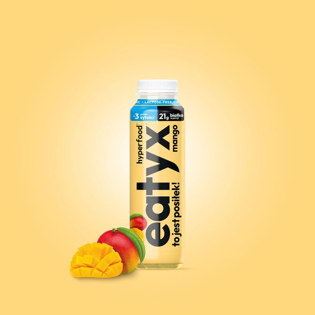 eatyx Hyperfood zbilansowany pełnowartościowy posiłek bez laktozy gotowy do spożycia Mango 500ml