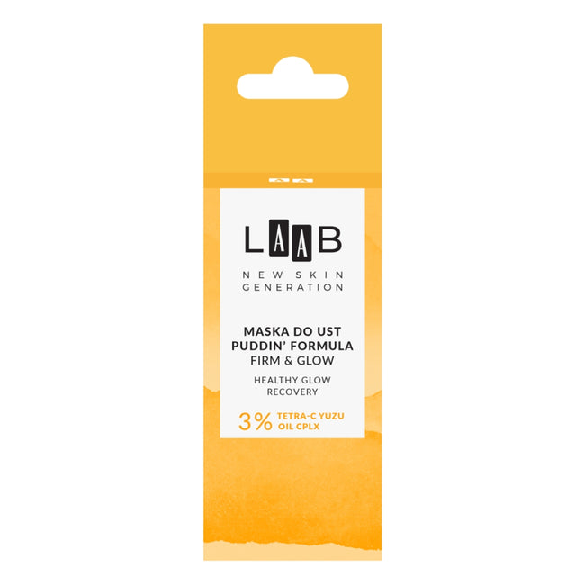 AA LAAB Tetra-C Yuzu maska do ust puddin' formula Firm & Glow 15g