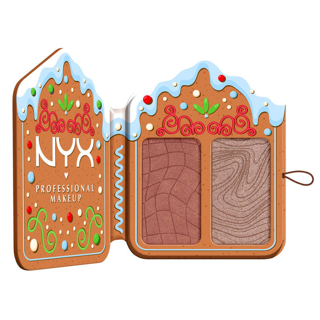 NYX Professional MakeUp Holiday Buttermelt Face Palette paletka do makijażu