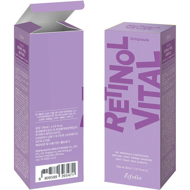 Esfolio Retinol Vital Ampoule ujędrniająca ampułka do twarzy 30ml