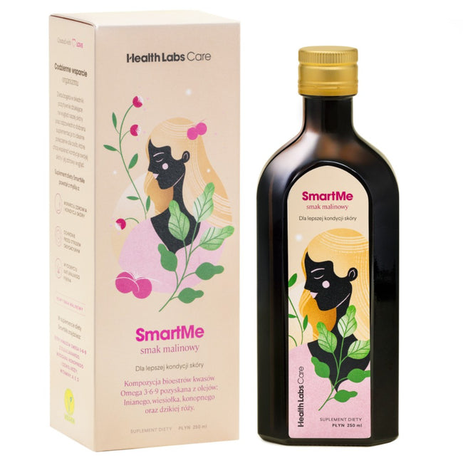 HealthLabs SmartMe suplement diety poprawiający kondycję skóry Malina 250ml