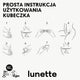 Lunette Period Cup kubeczek menstruacyjny Pomarańczowy rozmiar 1