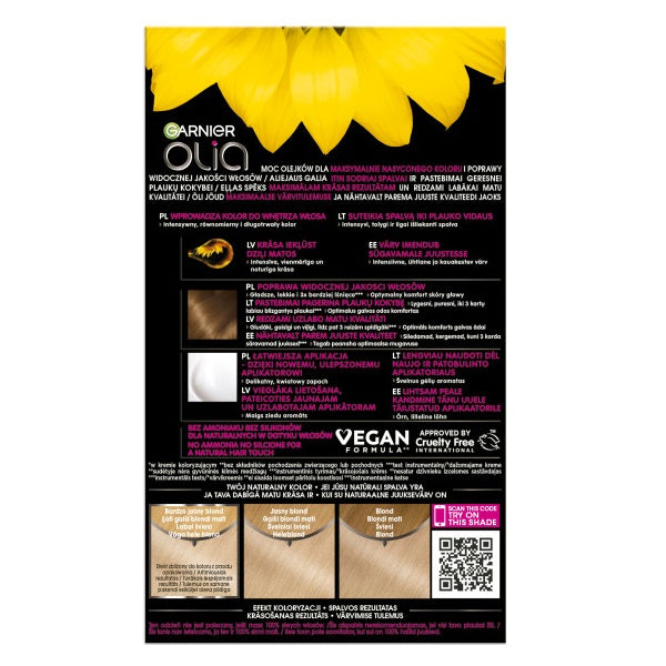Garnier Olia farba do włosów 10.0 Bardzo Jasny Blond