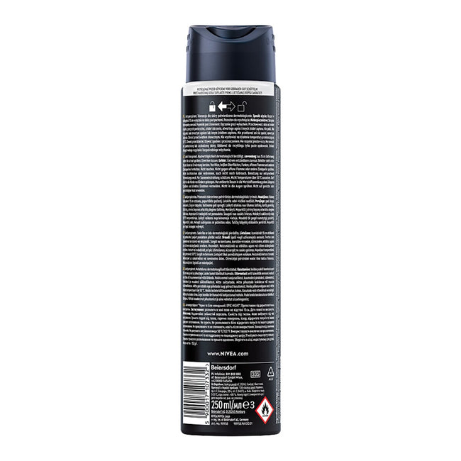 Nivea Men Black & White Invisible Epic Night antyperspirant spray 250ml