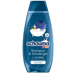 Schauma Kids szampon do włosów i żel pod prysznic dla chłopców z ekstraktem z borówki 400ml