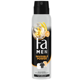 Fa Men Invisible Power 72h dezodorant w sprayu o odświeżającym męskim zapachu z zielonymi nutami 150ml