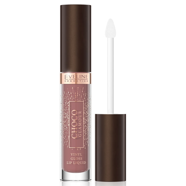 Eveline Cosmetics Choco Glamour pomadka w płynie z efektem glossy lips