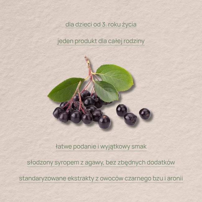 AronPharma Berroxin Immuno Kids syrop z czarnego bzu i aronii dla dzieci 120ml