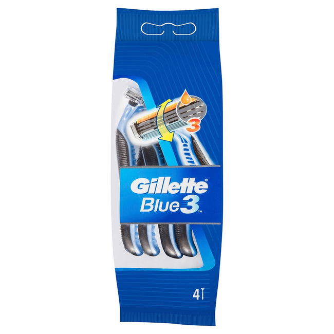 Gillette Blue 3 jednorazowe maszynki do golenia dla mężczyzn 4szt