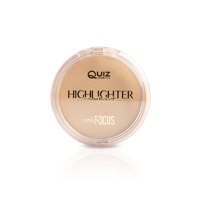 Quiz Cosmetics Color Focus Highlighter Powder puder rozświetlający wzbogacony witaminą E
